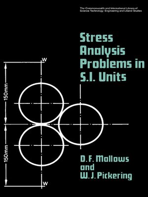 cover image of Stress Analysis Problems in S.I. Units
